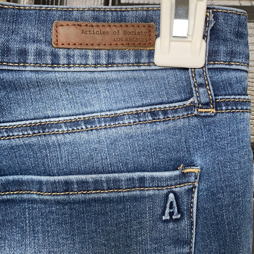 Articles Of Society Denim Skinny Jeans Size 27 - Picture 3 of 4